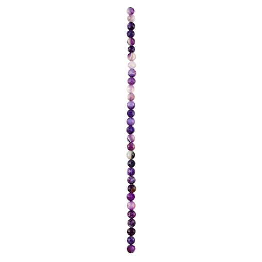 Purple Faceted Agate Coin Beads by Bead Landing™